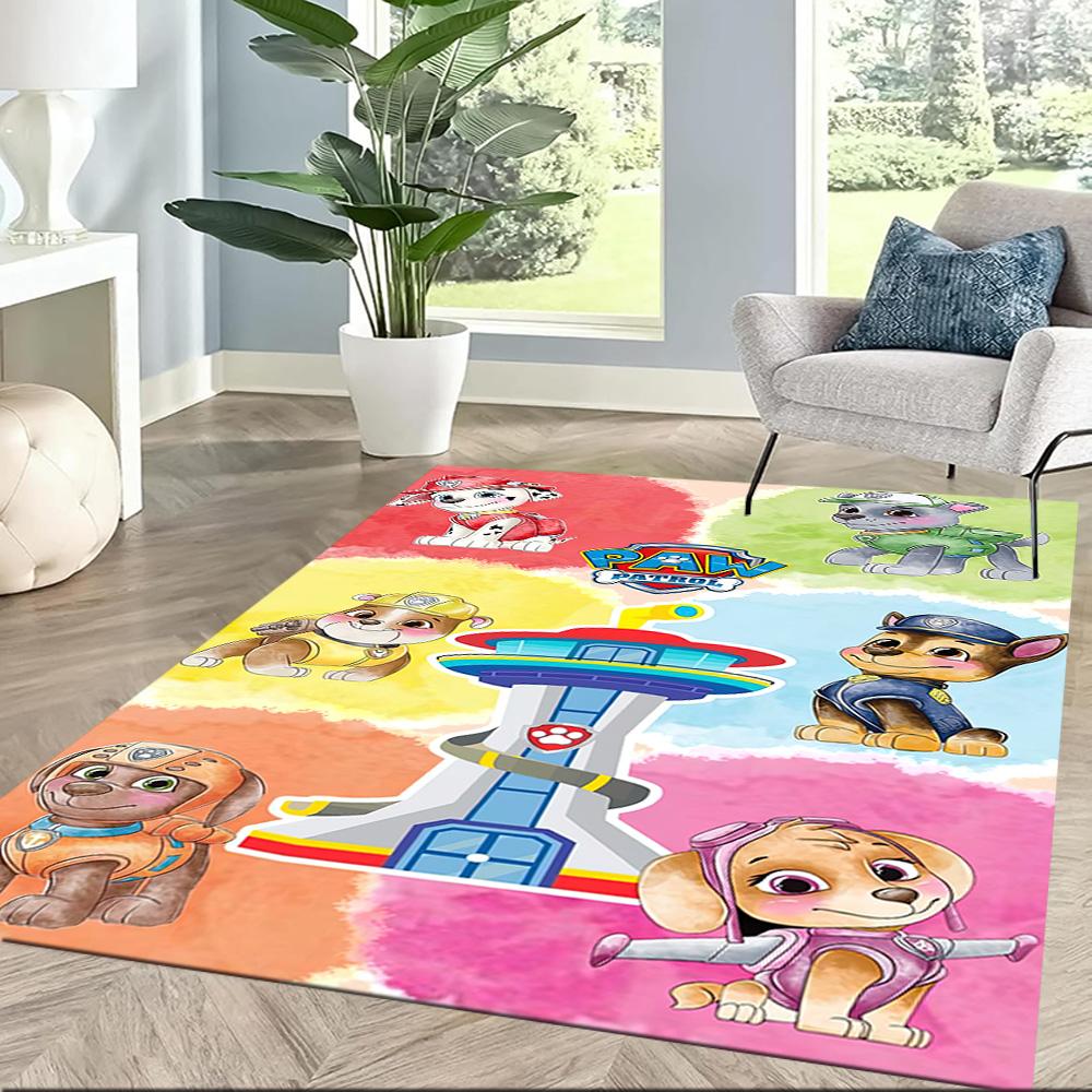 Paw Patrol Adventure Time Square rugs are a great choice for living rooms, bedrooms, home décor, and as gifts.