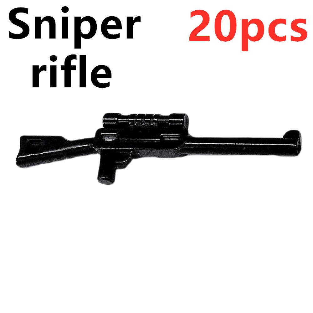 Военный Оружие Огнестрельное оружие Солдат WW2 MOC 57899 58247 SWAT Город Playmobil Мини Фигурки Действия Армейские Детали Строительные Блоки Кирпичи Игрушки