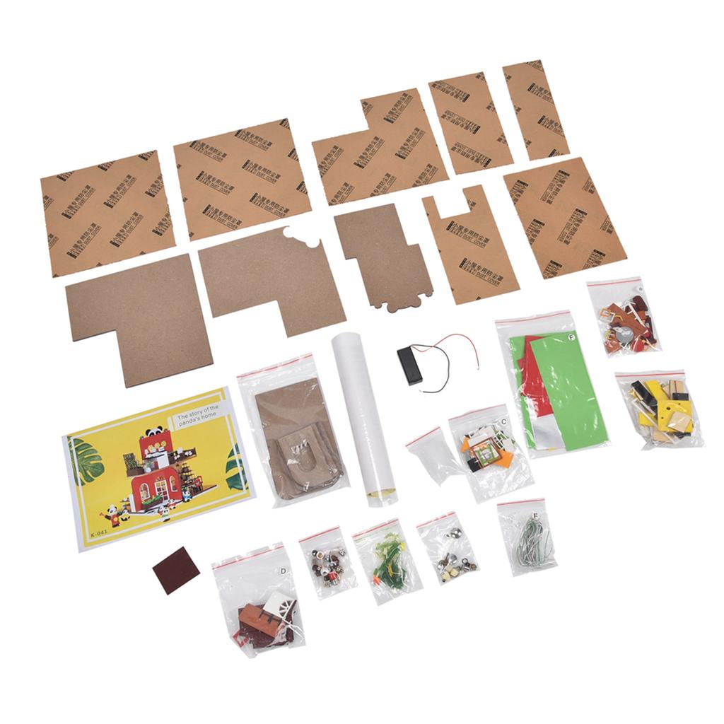 Мини-кукольные домики Модели Набор Миниатюрный кукольный домик Мебель Аксессуары Игрушка Подарок на день рождения