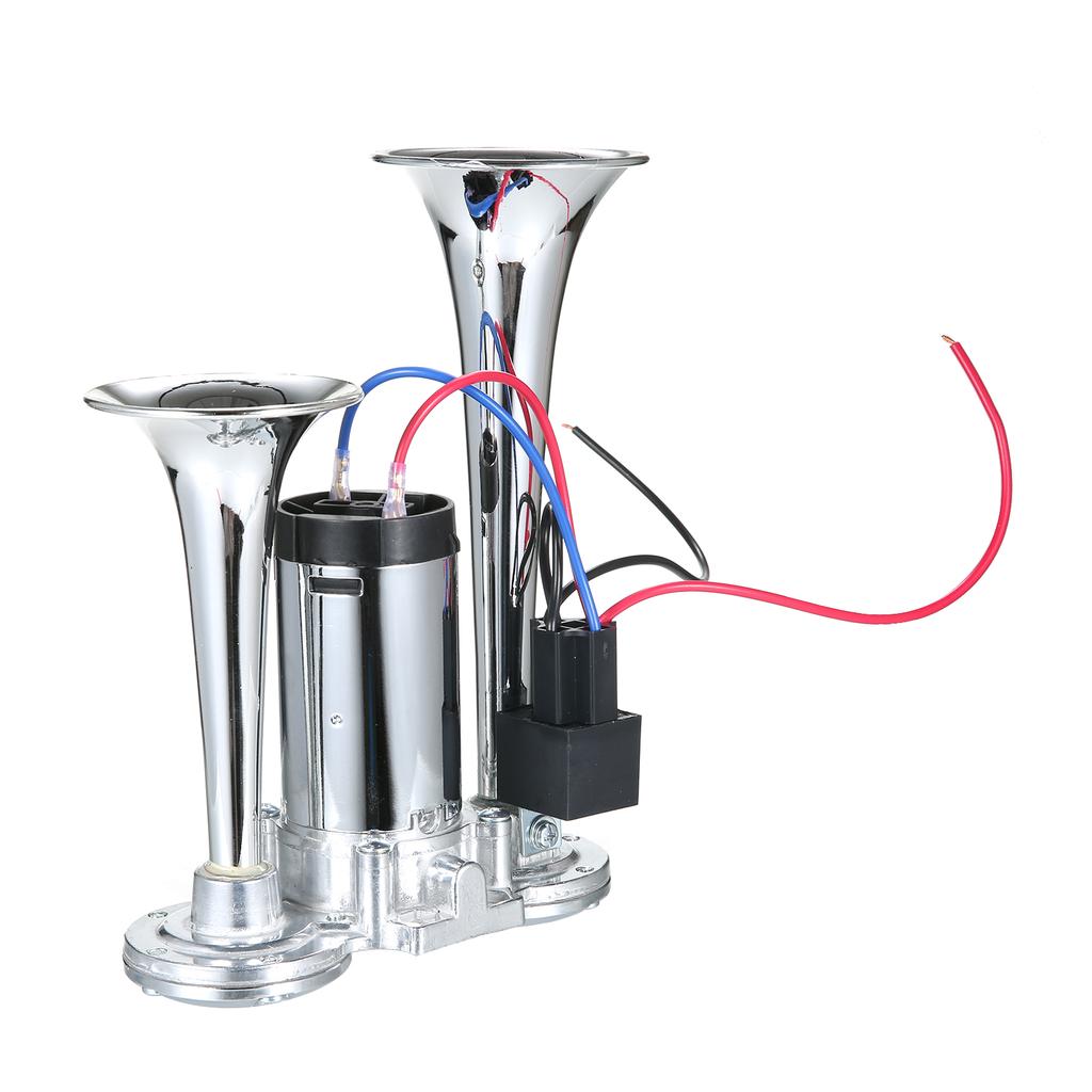 Универсальный автомобильный звуковой сигнал 12 В, одиночный звуковой сигнал с компрессором, громкие звуковые сигналы 130 дБ для автомобилей