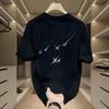 Men's High-End 2025 Summer Trendy Loose Round Neck Cotton T-Shirt