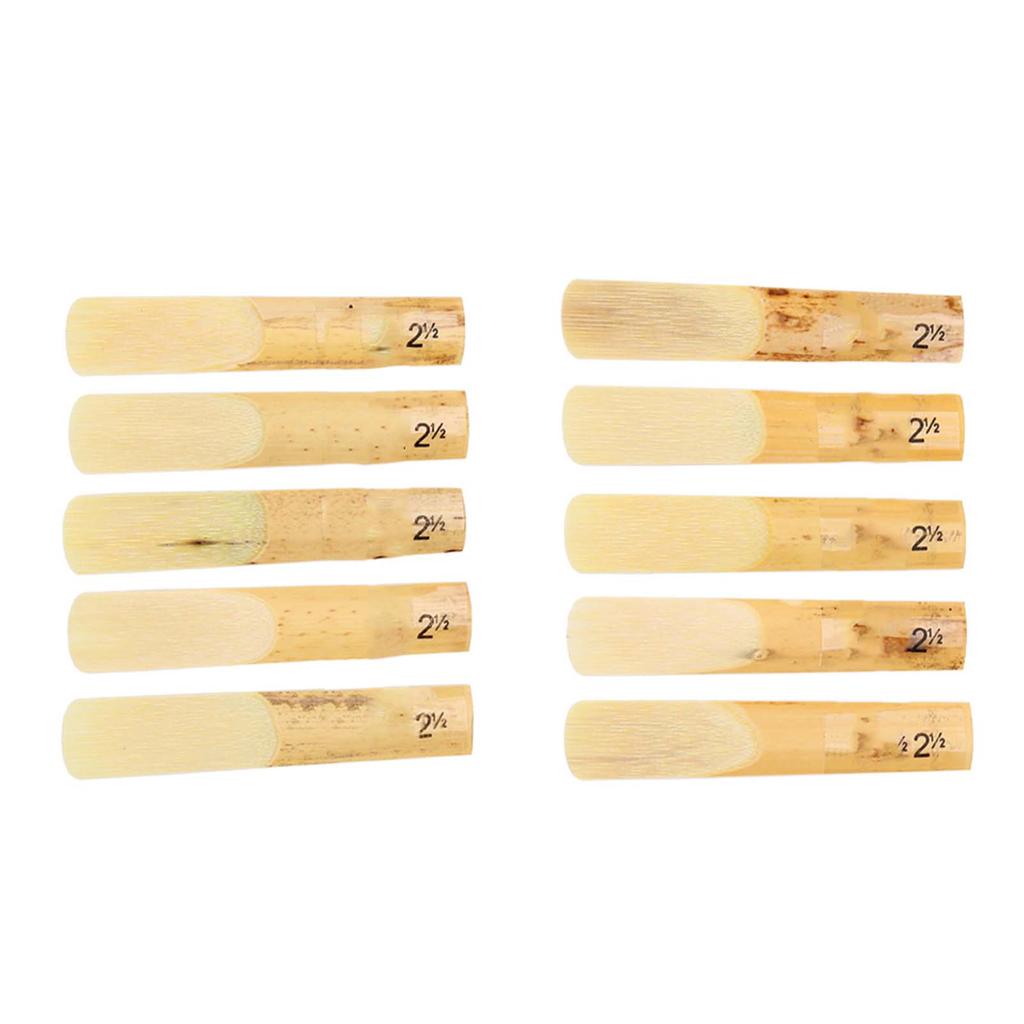 10 шт. Пластиковые трости для кларнета B Flat 2.5, запасные части, аксессуары для тростей