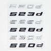 Глянцевый Черный ABS Значок для BMW 5 Серии E39 E60 E61 F10 F11 G30 - 520i 523i 525d 530d 530e 535d 540d 545e Наклейка Логотип на Багажник