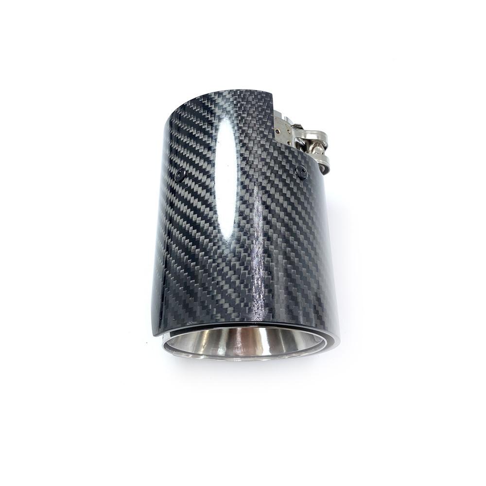 1 Piece Carbon Fiber Exhaust Pipe For M2 M3 M4 M5 F87 F80 F82 F83 F90 M135i M140i M335i M340i M235i M240i Nozzles M Muffler Tip