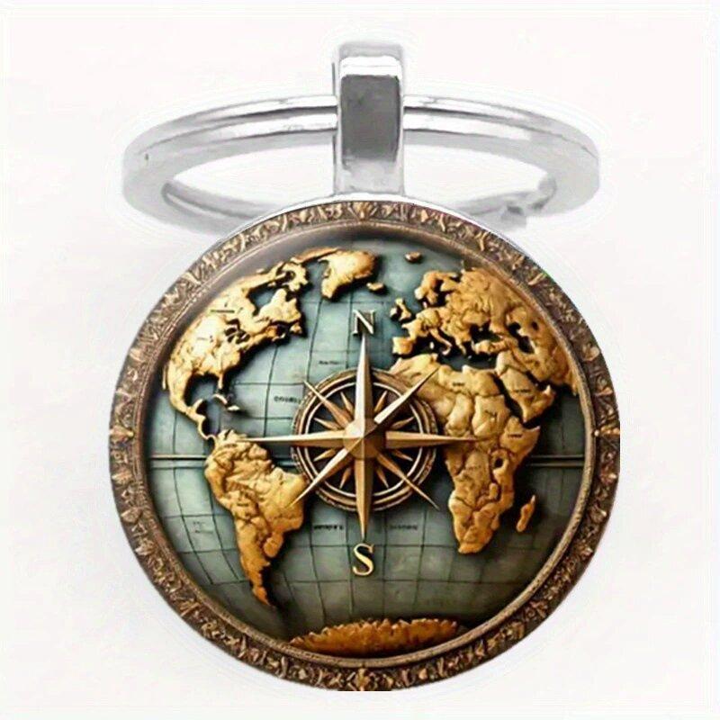 Брелок-подвеска Badge Time Gemstone Cross Border Accessories Metal Keychain