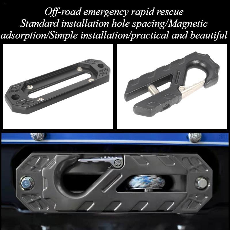 For Tank 300 Haval H9 Winch Fairlead Roller Guide Rope Hawse Off Road Recovery Front Bumper Accessories 4x4 Car Modification