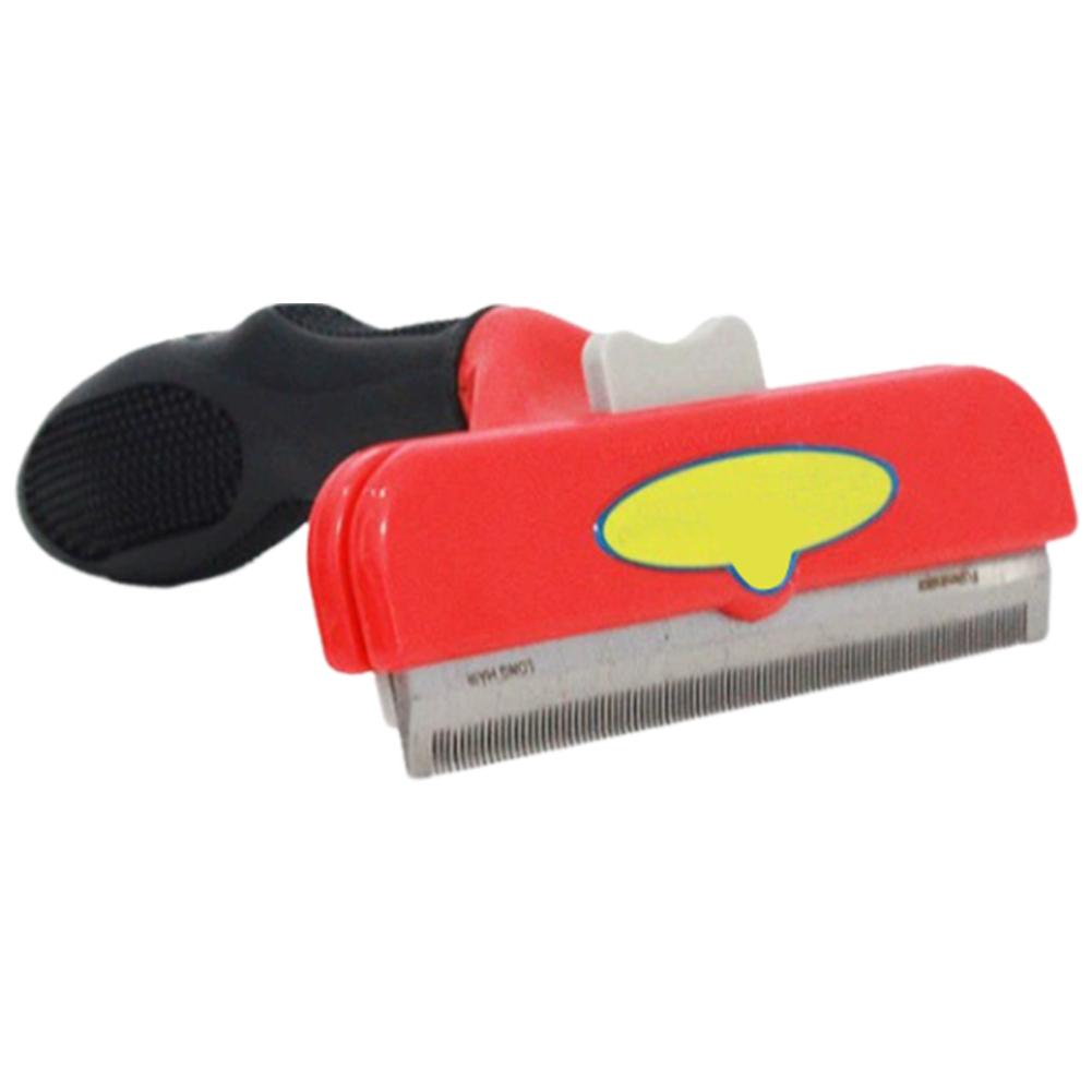 Deshedding Brush Removes Loose Hair and Tangles Self Cleaning Slicker Brush Deshedding Tool for Long Short Haired Dogs Cats