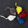 Color Random Mini Pet Supplies Kitten Puppy Cat Play Toys Fake Mouse Simulation Mice Squeak Noise