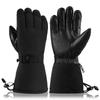 Men's Cold-proof Touch Screen Waterproof Leather Gloves for Winter Warmth Ski Cycling Cycling Warmth Gloves for Women