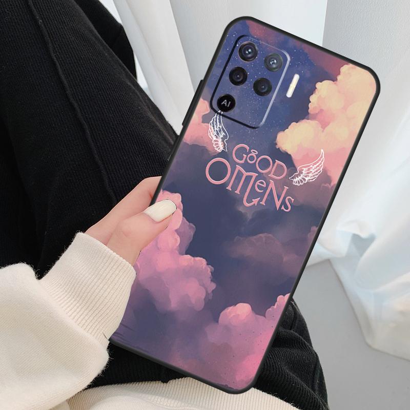 Чехол 'Благие Знамения' для Oppo A40 A60 A80 A5 Pro A15 A16 A17 A57 A77 A94 A74 A54 A76 A96 A18 A38 A58 A78 A98