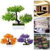 Artificial Plant Bonsai Fake Plant Flower Potted Small Tree No Sunlight Required