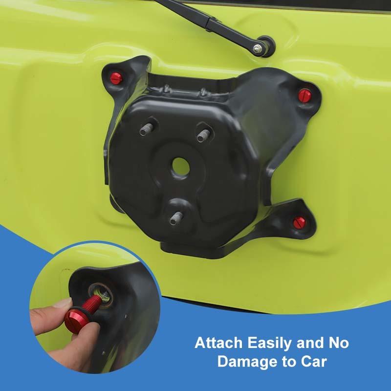 Декоративные винты с отверстиями для кронштейна запасного колеса автомобиля для Suzuki Jimny 2007 года и новее, аксессуары для интерьера