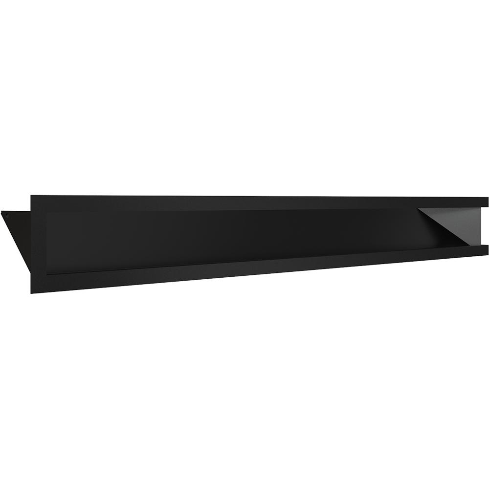 Vent Cover LUFT corner left 80x40x9 black Slim