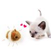 Pull String Mouse Vibrating Movable Interactive Toy Fluffy Plush Mice for Cats Kitten