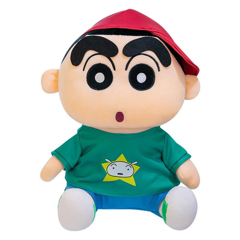 Adorable Crayon Shin Chan Plush Toy In Hoodie Design Soft And Cuddly Doll For Kids