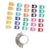 30pcs Portable Key Organizer Plastic Material Key Labels Multi Keys Holder Key Identifiers  Houses
