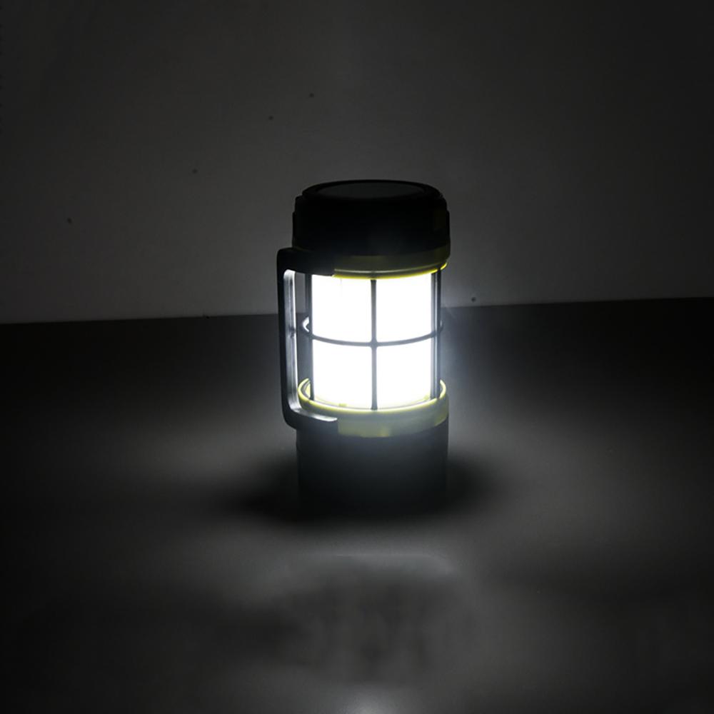 LED Lantern Solar USB Rechargeable Light Outdoor Camping Hiking Emergency Lamp