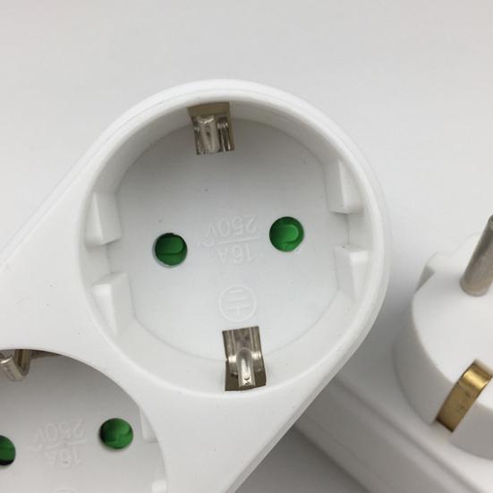 Адаптер розетки Вилки Преобразователь мощности Компактный Портативный 250 В/16 А Вход