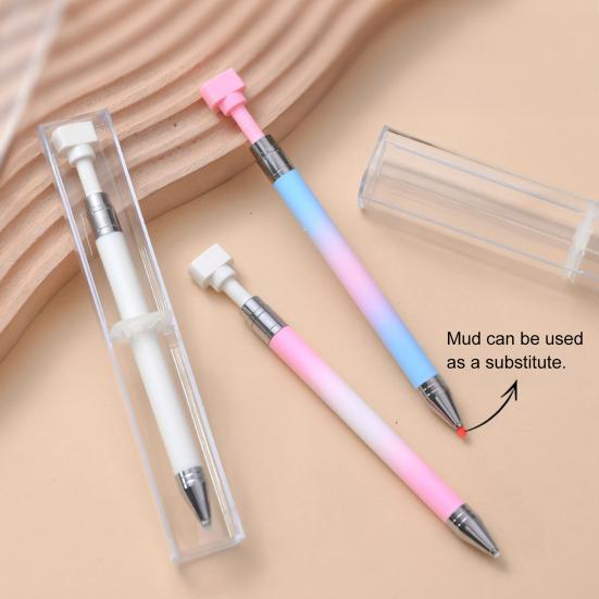 Automatic Refillable Wax Pen DIY Craft Rhinestone Painting Manicure Pen Rhinestones Art Precise Placement