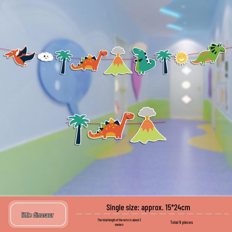 Creative Back-to-School Cartoon Banner Decoration for Classrooms and Kindergartens