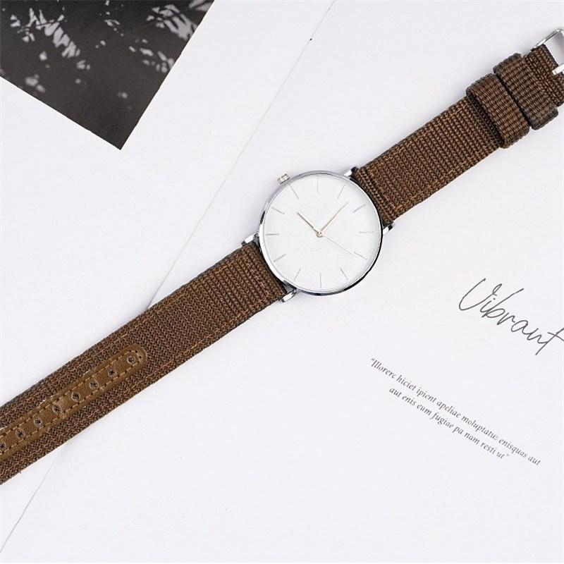 Nylon Canvas Strap Thickening Waterproof Watchband Watch Accessories