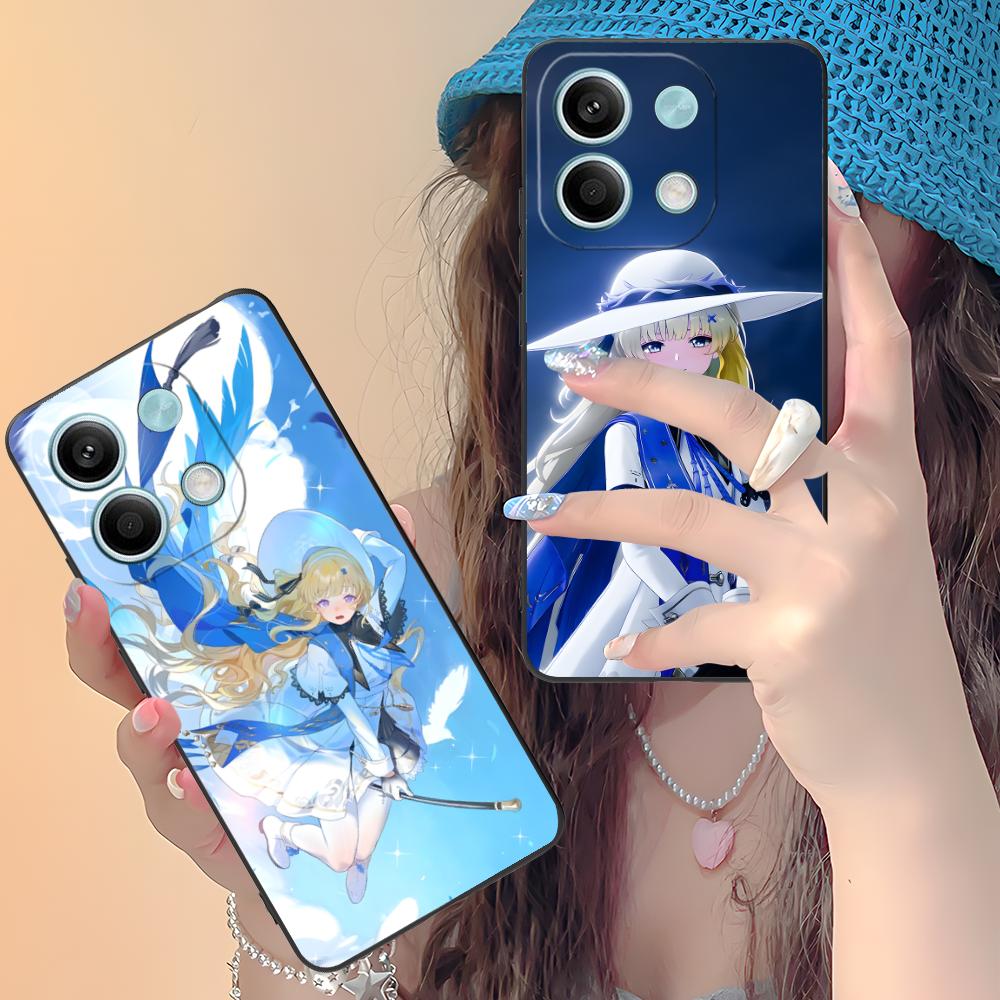 Wuthering Waves Phoebe Phone Case for Xiaomi Redmi 15 14 13 12 A5 3 2 1 C Plus 4G 5G Colorful Printing Cover Pretty Cover Luxury