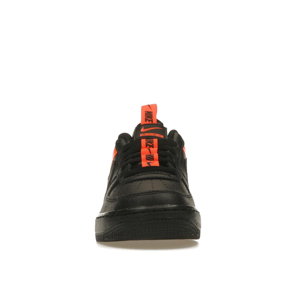 Nike Air Force 1 LV8 KSA GS Worldwide Pack — Детские кроссовки черного цвета Total Orange CT4683-001
