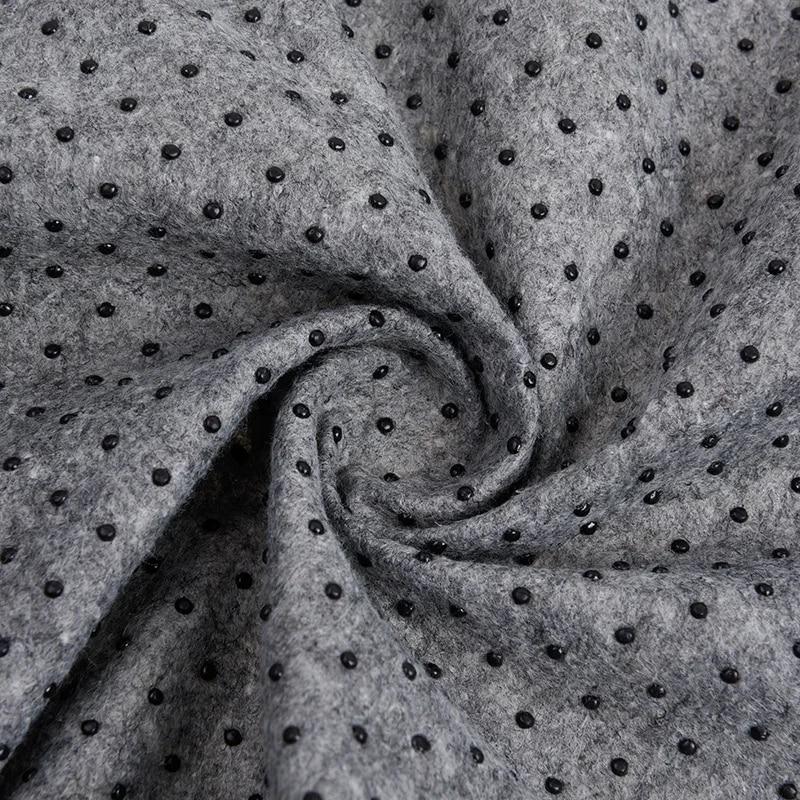 100x160cm Silicone Dot Vinyl Rubber Non Slip Felt Polyester Fabric For Diy Carpet Floor Mats Car Seat Cushion Anti-slip Material