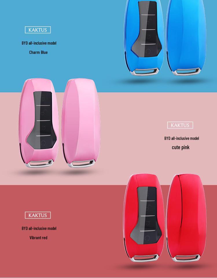 Kashiru TPU Car Key Shell for BYD Song, Tang, Yuan, S7, Qin DM