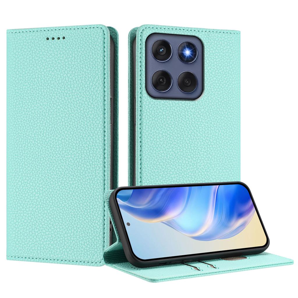 For Motorola Edge 60 Fusion 5G Wallet Case RFID Blocking Litchi Texture Leather Mobile Cover