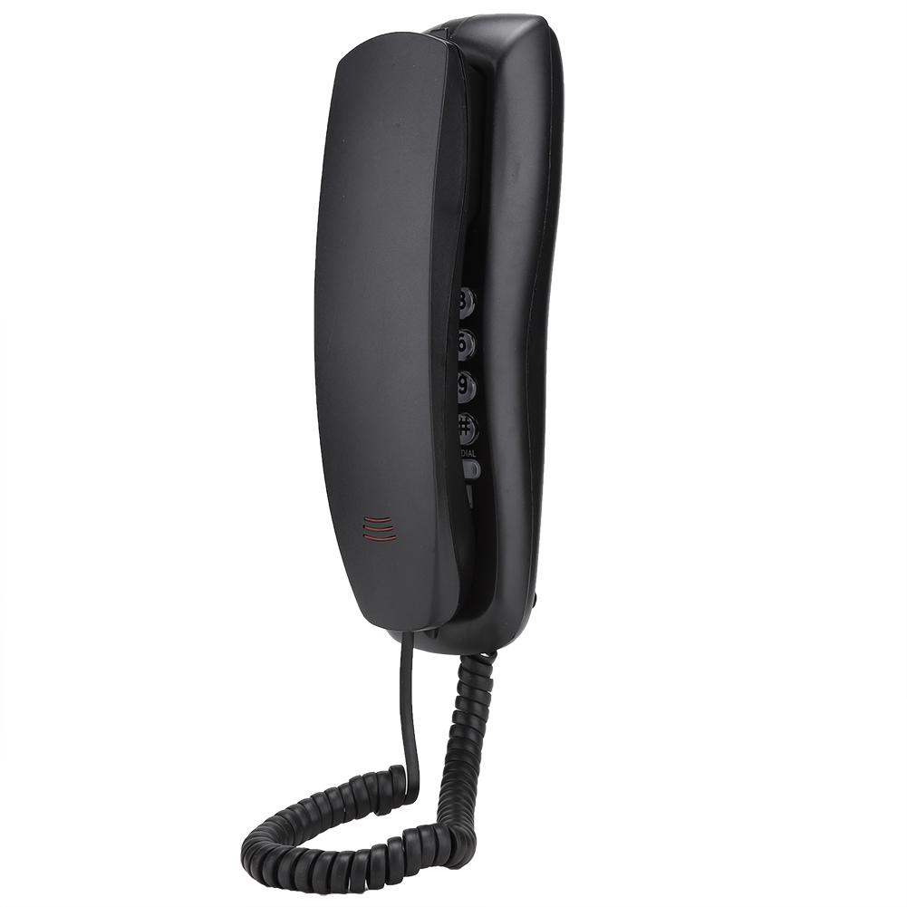 KX T628 Black for English Wired Desktop Wall Phone Landline Telephone for Home Office