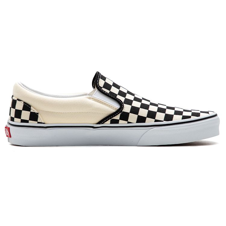 Vans Слипоны Классические Повседневные Клетчатые Ковровые Наборы Низкие Кеды для Скейтборда Унисекс Кроссовки Черно-Белые VN000EYEBWW(S-BOX)