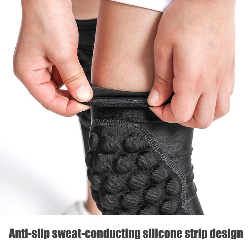 1 пара 3-12 лет дети наколенники компрессионные рукава для ног спортивная защитная экипировка поддержка для футбола баскетбола