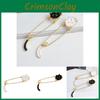 And Fashionable Playful Alloy Brooches With Cute White Cat And Black Cat Styles For Unique Personalization