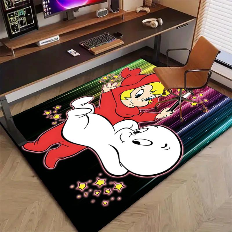 1pc Casper5 Design Printed Area Rug Carpet for Bedroom Living Room Home Decor Rugs Mat Non Slip Mat Rug for Bedside