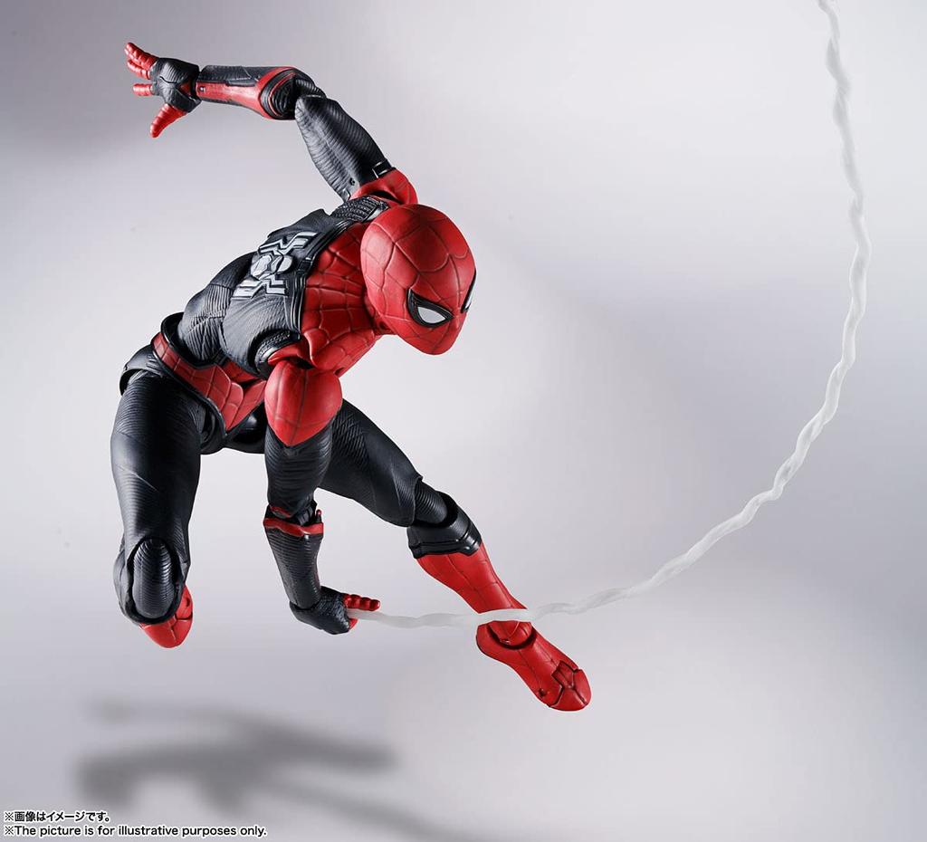 TAMASHII NATIONS No Way 150mm Painted Movable Figure S.H.Figuarts Spider-Man [Upgrade Suit] (Spider-Man Home) Approx. ABS&PVC
