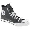 Converse CHUCK TAYLOR Повседневные Удобные Тонкая Подошва Нескользящие Износостойкие Полувысокие Кроссовки Универсальный Черный