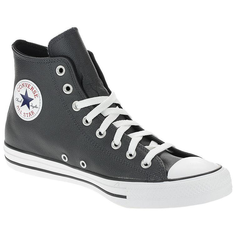 Converse CHUCK TAYLOR Повседневные Удобные Тонкая Подошва Нескользящие Износостойкие Полувысокие Кроссовки Универсальный Черный