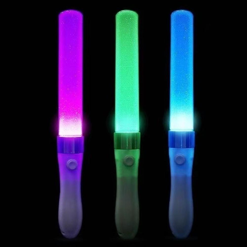 Luminous LED Glow Stick Battery Operated Light Stick Portable Flashing Lightstick Holiday