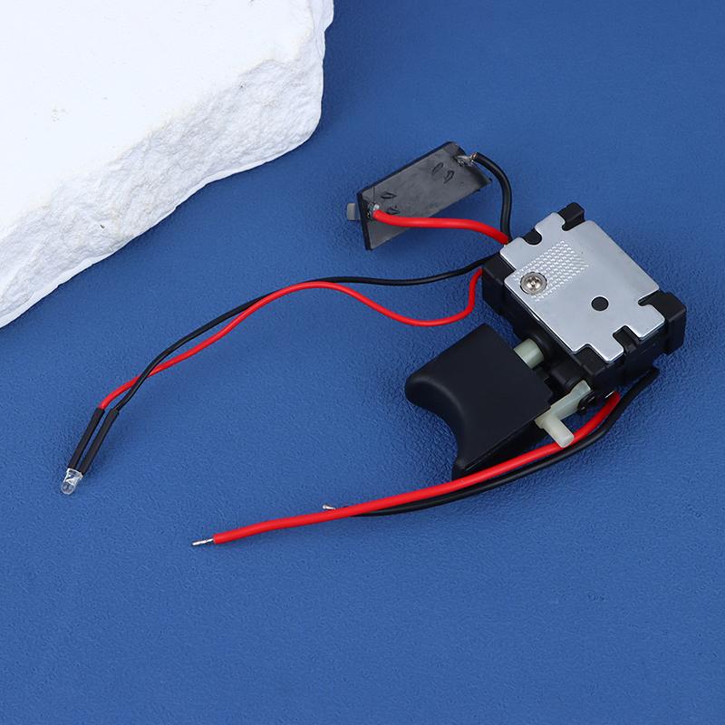 Электрическая дрель Пылезащитный регулятор скорости Кнопочный триггерный переключатель Беспроводная дрель постоянного тока