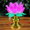 New Buddhism Lotus Lamp Exquisite Veilleuse Solemn Buddhist Ceremony Worship Buddha Lamp Buddhist Temple Decoration