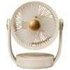 Portable USB Desktop Mini Fan with Light - Strong Wind & Low Noise for Office or Dorm