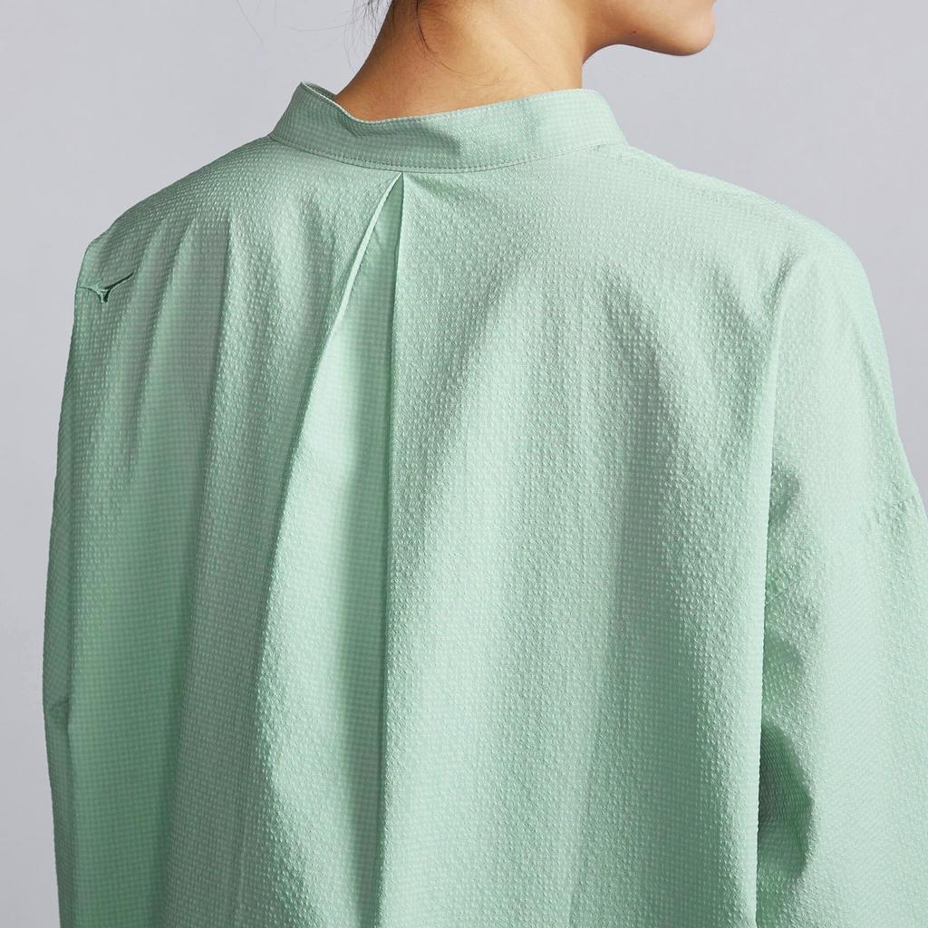 Mizuno B2MCB230 Iceberg Green Soccer Size S Women's Shirt, One-Piece, Moisture-Wicking, Quick-Drying,