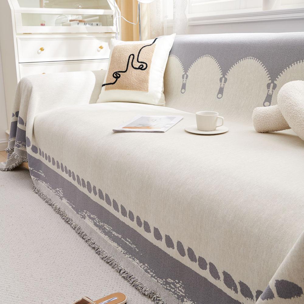 Ткань с защитой от кошачьих лап, чехол для дивана, скандинавский универсальный чехол на четыре сезона, простой современный универсальный чехол для дивана, коврик-полотенце