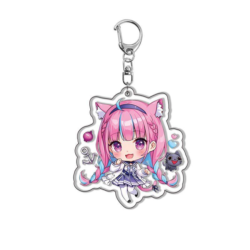 Аниме Хололайв Втубер Фигурки Косплей Акриловый Брелок Хошимати Суисей Гавр Гура Нанаши Мумей Брелок Фанаты Украшение Подарки