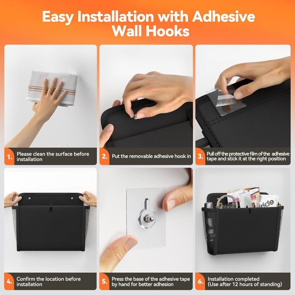Fabric Wall Hanging Pocket Waterproof Over Door Shoe Organizer Wall Mounted Storage Bag RV