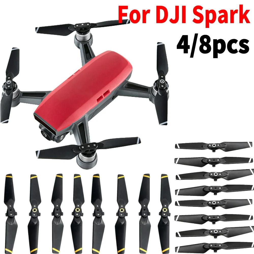4/8 шт. Лопасти пропеллера для дрона DJI Spark Аксессуары Быстросъемные складные лопасти Замена пропеллера Запасные части