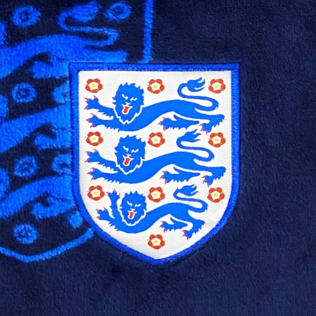 England Childrens/Kids Crest Fleece All-Over Print All-In-One Nightwear