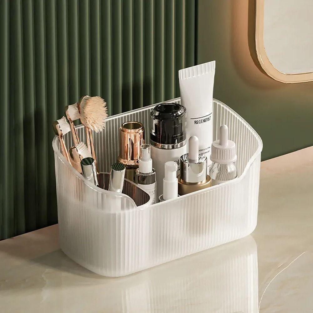 Bathroom Accessories Cosmetic Storage Box Transparent Lipsticks Box Makeup Brush Holder Home