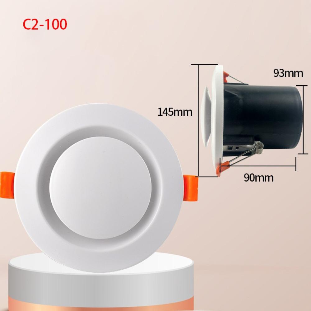 75/100mm Exterior Wall Air Vent Air Circulation Vents Waterproof Cap Ducting Ventilation Grilles